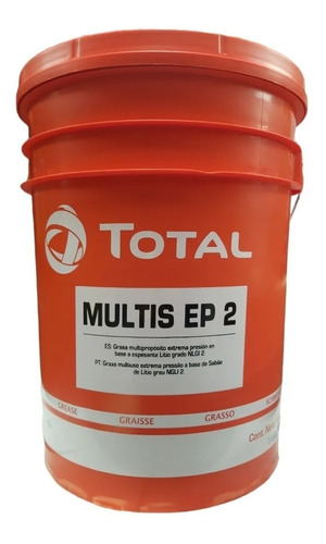 Grasa De Litio Total X 18kg Multis Ep2 Extrema Presión 