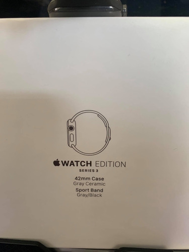 Apple Watch  Edition  Cerámica Series 3 