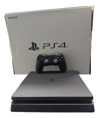 Ps4 Sony Slim 1 Tb Usado +1 Control +1 Juego +garantía +caja