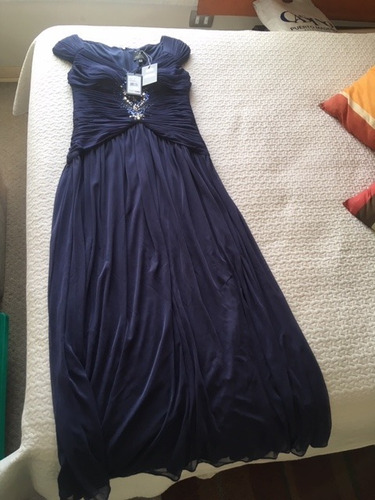 Vestido De Fiesta Azul Púrpura - Talla 40