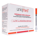 Seringas Insulina / Botox 5mm X 0,23mm Ultrafina 1ml - 100un