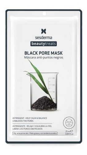 Mascarilla Sesderma Beauty Treats Black Pore Mask X1