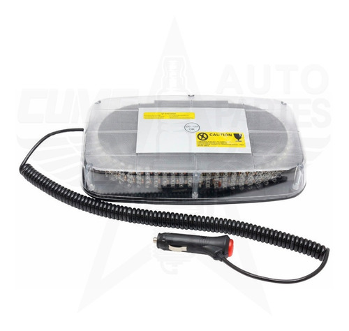 Torreta Tipo Patrulla 240 Leds 12v C/ Luz Ámbar C/ Funciones