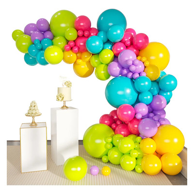146pcs Verde Azul Guirnalda De Globos De Graduacion Cumpleañ | Meses sin interés