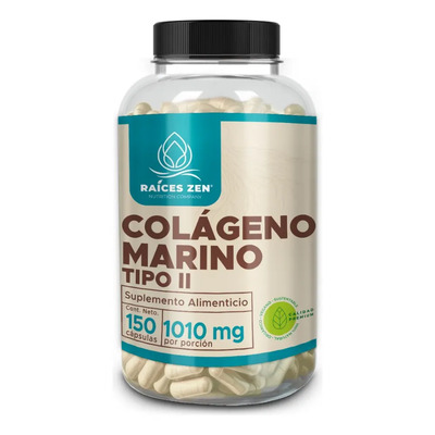 Suplemento en cápsulas Raíces Zen Suplementos Colágeno Hidrolizado Marino de Colageno Marino II de 150 un | MercadoLibre