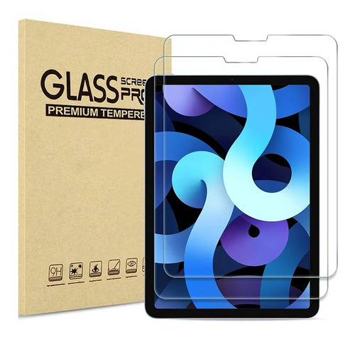 2 Piezas Mica Cristal Templado iPad Air 5 10.9 2022 Glass