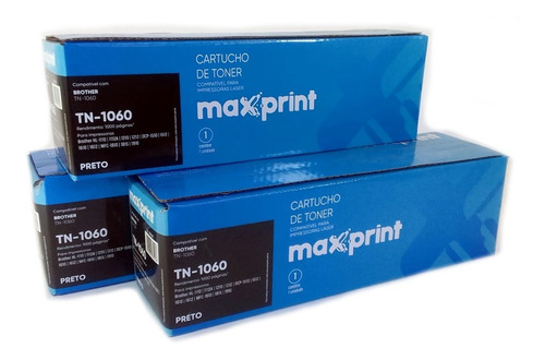 Toner Maxprint Tn1060  Na Caixa Com 3 Toners