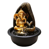 Mini Fuente De Cascada De Estatua Estatua Hindú De Ganesha
