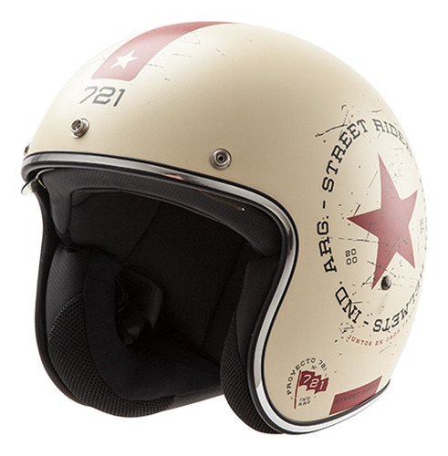 Casco Para Moto Abierto Hawk 721 Street Rider - En Teo Motos