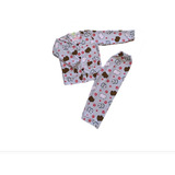 Pijama Térmica 2 Piezas Para Niña  Talla 8