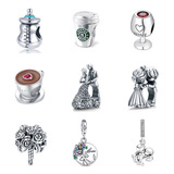 Charms Parejas Compatibles 925 Incluye Bolsa Cubrepolvo