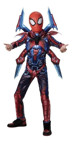 Disfraz Spiderman Avengers Mech Strike Original Talla M