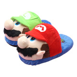 Pantuflas Adulto Mario Y Luigi