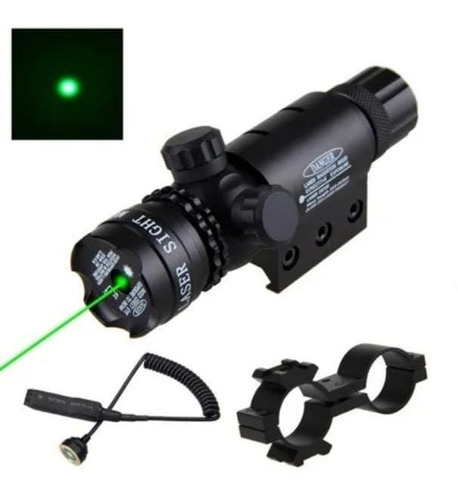 Rayo Laser Verde Táctico Con Montura Para Pistola Y Armas