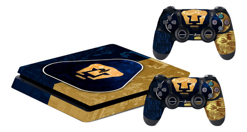 Skin Para Playstation 4 Slim Modelo (40738ps4s) Futbol