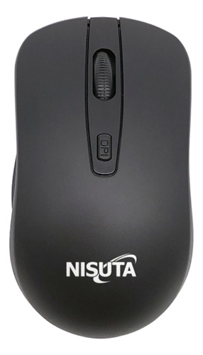 Mouse Mini Inalámbrico Nisuta  Nsmow39 Negro