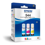 Pack 3 Tintas Epson T544 C/m/y L3110 L3150 L3210 L3250 C/iva