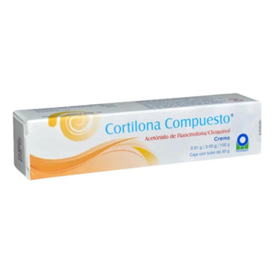 Cortilona Compuesta Fluocinolona Clioquinol Offenbach 30gr Fragancia Sin Fragancia