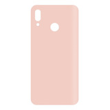 Tapa Vidrio Trasera Compatible Huawei P20 Lite C/logo Rosa