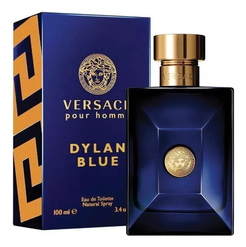 Versace Dylan Blue Eau De Toilette Para Hombre 100 Ml Spray