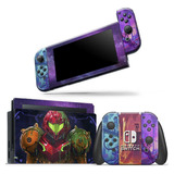 Skin Adesivo Protetor Nintendo Switch + Película Metroid