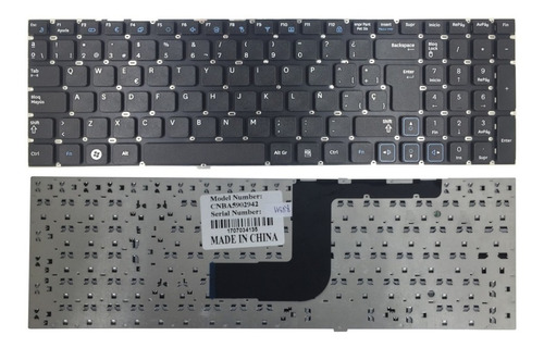 Teclado Samsung Np-rc520 Series Ba59-02942d  Negro Español