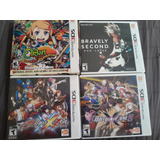 Lote De Juegos Nintendo 3ds Bravely, Project X Zone Y Mas