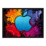 Quadro Decorativo Steve Jobs Apple Decoração Informática Gm6
