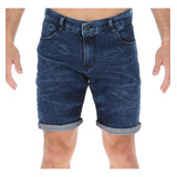 Bermuda De Mezclilla Para Hombre Short Slim Casual De Moda 