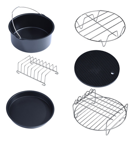 Kit Multifuncional 6 En 1 De Air Fryer Accessories Parts