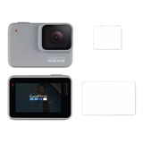 Film Vidrio Templado Protector Gopro 7 White Silver Black