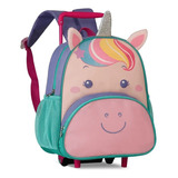 Mochila E Lancheira Infantil Unicornio Escolar Menina Clio