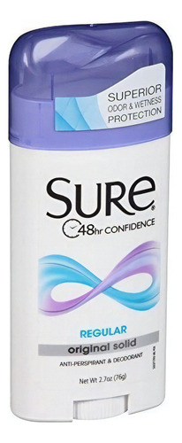 Seguro Antitranspirante Y Desodorante Original Solido Regula