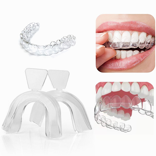 Par Protectores Bucales, Guardas Dentales De Gel Moldeables