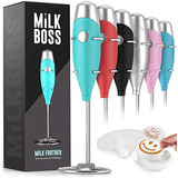 Batidor De Mano Milk Boss Mighty Milk Frother, Color Café