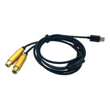 Cable De Audio Av, Doble Rca, Hembra A -c, Usb C