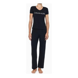 Conjunto Pijama Calvin Klein Camiseta Curta Calça Sleepwear