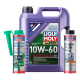 Paquete Synthoil Race 10w60 Injection Reiniger Liqui Moly