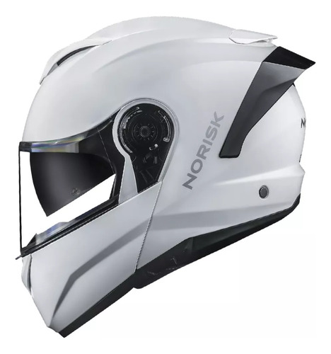 Capacete Norisk Force Ii 2 Branco Monocolor Robocop