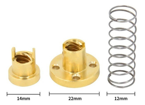 2 Castanha Ant Folga Passo 8mm Para Fuso Trapezoidal Tr8 (4)