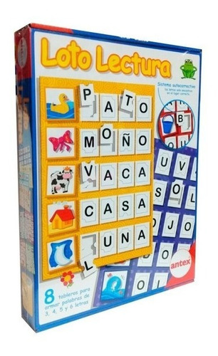 Loto Lectura Juego De Mesa Didactico Antex 33050