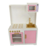 Cozinha Infantil Modulada Mdf Microondas Brinquedos Pintada