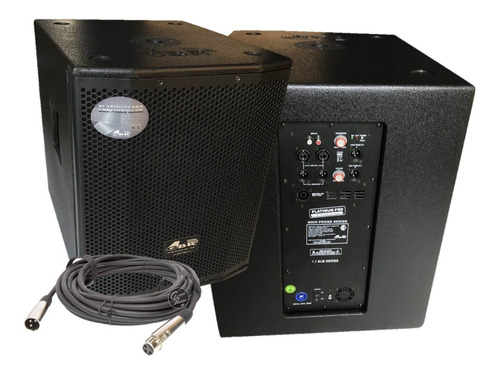 Bafle Graves Sub Woofer Activo 15 2000w + Cable Canon Premiu