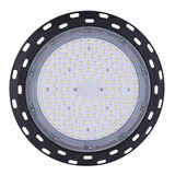 Lampara De Campana Led 100w Tipo Ufo (colgante) 1pz Jwj Frio Color Negro