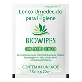 Lenço Umedecido Higiene Intima Individual C/100 Biowipes