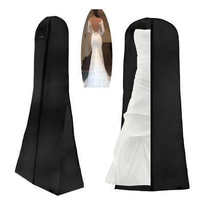 Porta Vestido De Novia Funda Quince Años Funda Vestido Largo Color Negro | Meses sin interés
