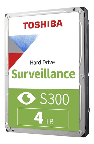Disco Duro Interno Toshiba S300 4tb, Videovigilancia, 3.5pul