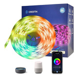 Cinta De Luz Led Rgb 5 Metros Led Wifi Alexa Resistente Agua