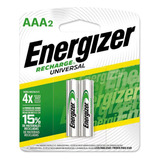 Pack X 4 Pilas Aaa Energizer Recharge Nh12-700 - Blister