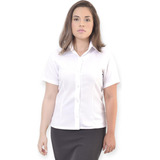 Camisete Feminino Uniforme Passa Fácil Manga Curta 